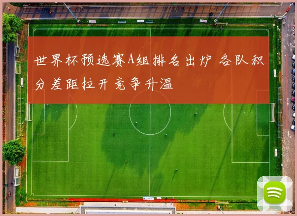 世界杯预选赛A组排名出炉 各队积分差距拉开竞争升温